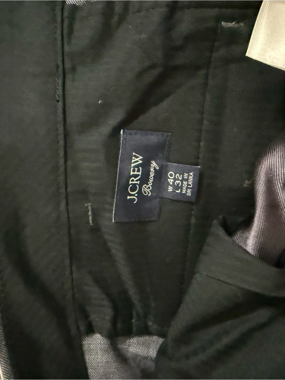 JCrew Bowery dress pant in wool blend, size 40/32